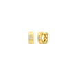 18K Gold Love In Verona Diamond Accent Small Hoop Earrings