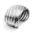 Cable Edge® Cuff Bracelet in Sterling Silver, 40mm