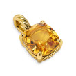 Marbella™ Pendant in 18K Yellow Gold with Citrine, 12mm