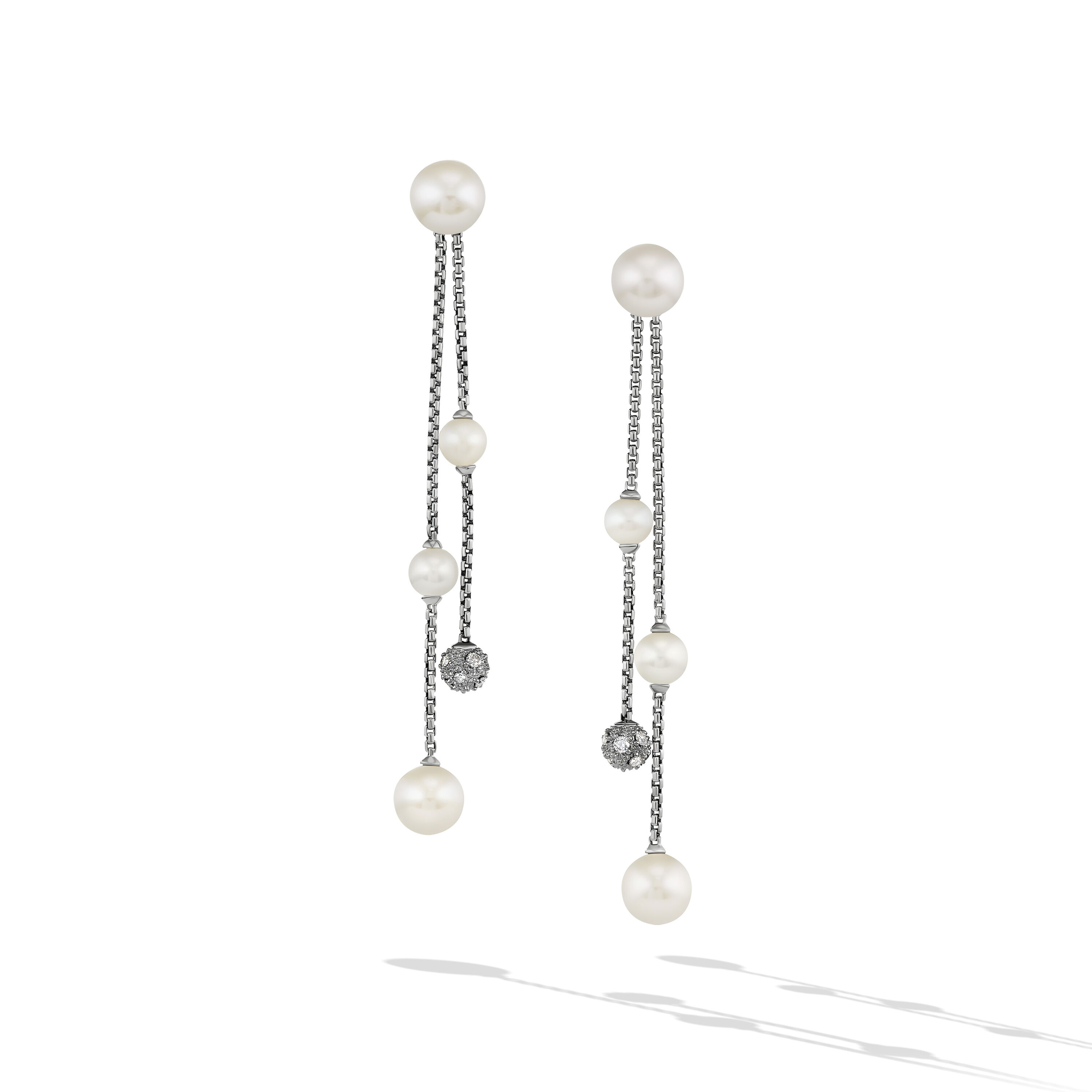 Whitby Jet Silver Drop Earrings ND61– Youngs Jewellers Ltd